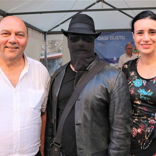 Claudio Porchia, Valerio Visintin e Cristina sarti al termine dell'incontro Claudio Porchia, Valerio Visintin e Cristina sarti al termine dell'incontro