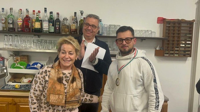 Il vincitore Alban Toska