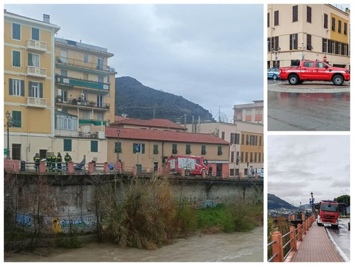 Ventimiglia, il maltempo innalza il livello del Roia: allontanati i migranti accampati nel fiume (Foto)