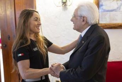 Mattarella a Cortina, l'incontro con Sofia Goggia e la telefonata con Arianna Fontana