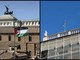 Bandiera Palestina sul Campidoglio, il Comune di Roma: "Accanto fiocco giallo per ostaggi" Bandiera Palestina sul Campidoglio, il Comune di Roma: "Accanto fiocco giallo per ostaggi"