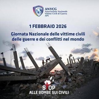 Anvcg e Anci, l’Italia si illumina di blu per chiedere stop alle bombe sui civili