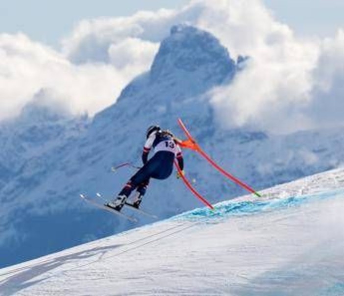 Vonn, caduta e infortunio in discesa: operata alla gamba sinistra. La foto spiega l'incidente Vonn, caduta e infortunio in discesa: operata alla gamba sinistra. La foto spiega l'incidente