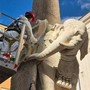 Roma, Elefante di Bernini restaurato dopo distacco della zanna