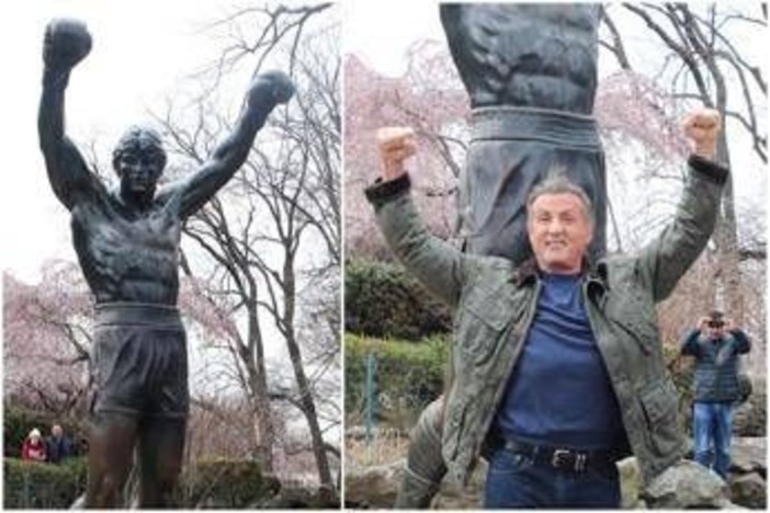 Stallone rivuole la sua statua di Rocky, pronto 'scambio' monumenti a Philadelphia Stallone rivuole la sua statua di Rocky, pronto 'scambio' monumenti a Philadelphia
