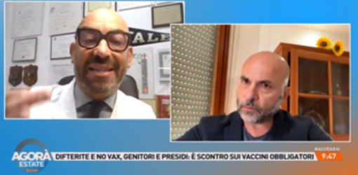 Bassetti contro Dragoni, scontro in diretta ad 'Agorà Estate' su difterite: "Ignorante"