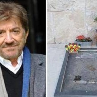 Rubata la lapide di Gigi Proietti, il furto al cimitero del Verano Rubata la lapide di Gigi Proietti, il furto al cimitero del Verano