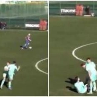 Corre verso compagno e lo butta a terra con una spallata: clamorosa lite in amichevole Corre verso compagno e lo butta a terra con una spallata: clamorosa lite in amichevole