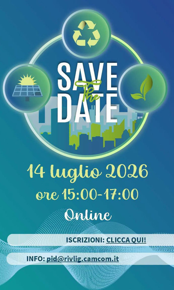 Rivoluzione idro-energetica: webinar gratuito della Camera di Commercio Riviere di Liguria sulla gestione sostenibile dell’acqua Rivoluzione idro-energetica: webinar gratuito della Camera di Commercio Riviere di Liguria sulla gestione sostenibile dell’acqua