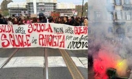 Sciopero della scuola, oggi cortei in tutta Italia: a Roma schierato dispositivo sicurezza, a Torino slogan contro il governo Sciopero della scuola, oggi cortei in tutta Italia: a Roma schierato dispositivo sicurezza, a Torino slogan contro il governo