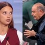 Scontro in tv tra Bruno Vespa e Sabrina Brizzola: "Quando parlate, voi giovani, documentatevi. Qui venite preparati" Scontro in tv tra Bruno Vespa e Sabrina Brizzola: "Quando parlate, voi giovani, documentatevi. Qui venite preparati"