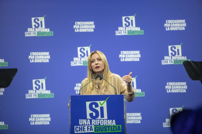 Referendum, Meloni “Con la separazione delle carriere avviciniamo Italia a Ue”