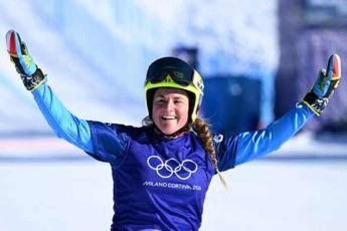 Milano Cortina, Moioli-Sommariva argento in gara mista a coppie snowboard cross. Record di medaglie per l'Italia
