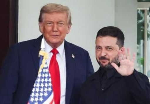 Trump accoglie Zelensky alla Casa Bianca Trump accoglie Zelensky alla Casa Bianca