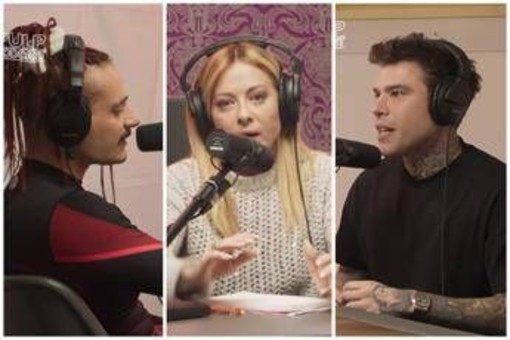 Meloni ospite di Fedez e Mr Marra, intervista a Pulp Podcast: "Referendum non è voto su di me" Meloni ospite di Fedez e Mr Marra, intervista a Pulp Podcast: "Referendum non è voto su di me"