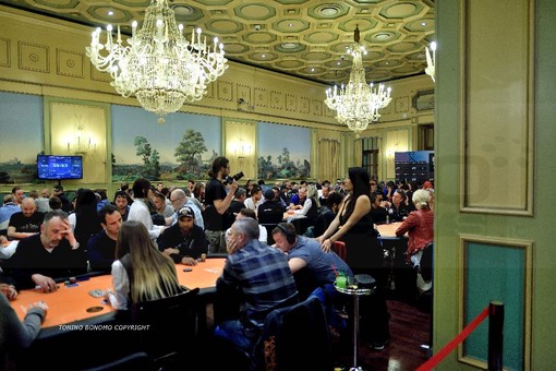 Un torneo di poker al Casinò negli anni scorsi