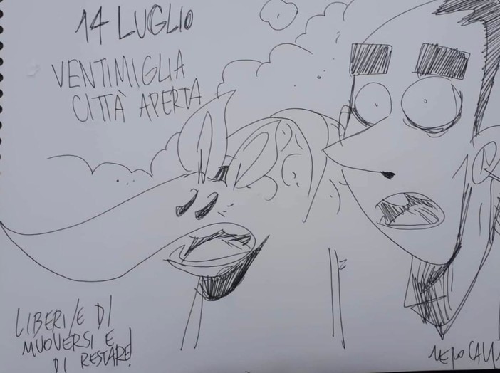 Ventimiglia: manifestazione del 14 luglio, l'organizzazione ottiene il sostegno di Zerocalcare e Sanremo Sostenibile Ventimiglia: manifestazione del 14 luglio, l'organizzazione ottiene il sostegno di Zerocalcare e Sanremo Sostenibile