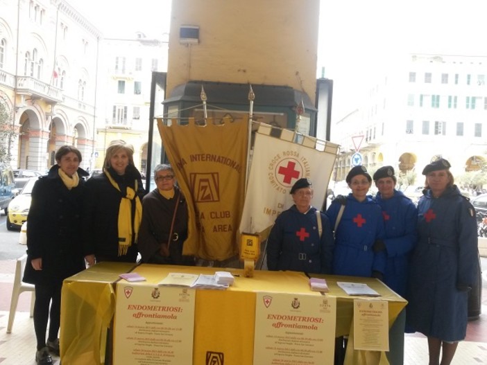 Imperia: questa mattina distribuzione di materiale informativo sull'endometriosi da parte dello Zonta Club